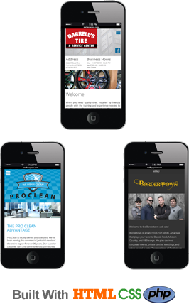 Mobile Web Sites Design Development iPhone iPad Android Smartphone Smart Phone